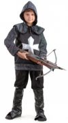 детский карнавальный костюм Рыцаря, костюм Рыцарь, крестоносец,  средневековый воин, арбалетчик, стрелок, карнавальный костюм для мальчика, Карнавалия, фирма Остров игрушки, маскарадный костюм